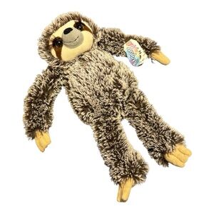 GANZ Plush Sloth Stuffed Animal Jungle Toy Soft Comfort Item NWT Gift